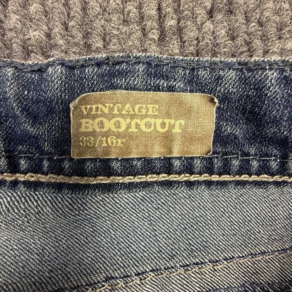 Nine West Vintage America Collection Shine Premium Bootcut Blue Jeans 16R/33
